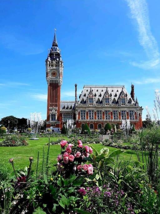 Le Clemenceau Appart-Calais Nord-Balcon-Plage Exterior foto
