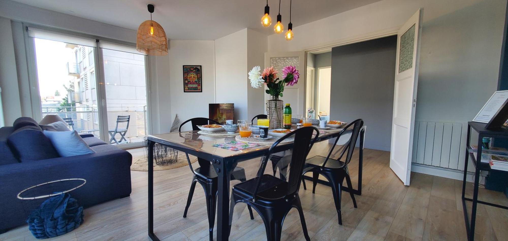 Le Clemenceau Appart-Calais Nord-Balcon-Plage Exterior foto